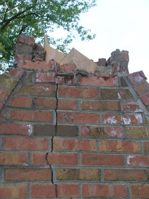 fireplace damage