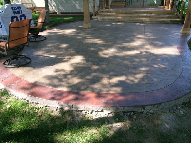 stamped concrete