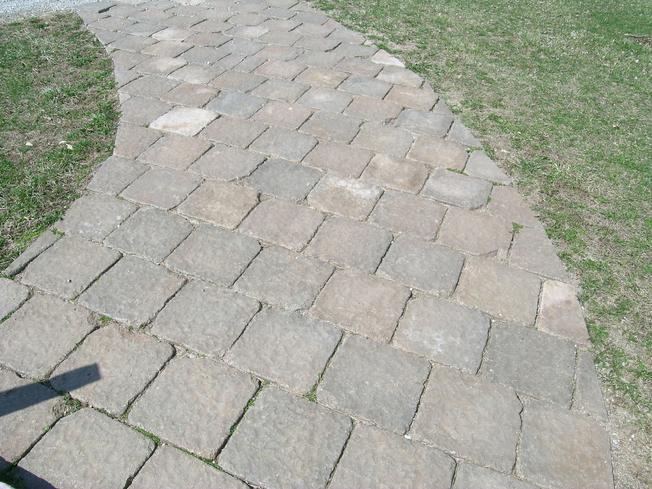 rough cobblestones